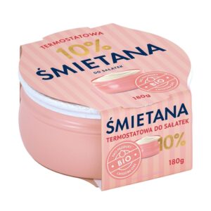 ŚMIETANA TERMOSTATOWA 10 % BIO 180 g - YÖMLEKO (2 szt.)