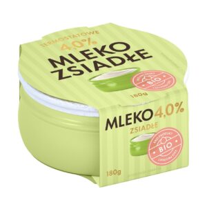 ZSIADŁE MLEKO TERMOSTATOWE 4 % BIO 180 g - YÖMLEKO (2 szt.)