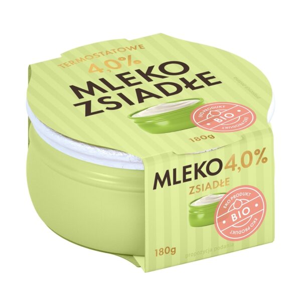 ZSIADŁE MLEKO TERMOSTATOWE 4 % BIO 180 g - YÖMLEKO (2 szt.)