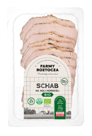 SCHAB NA SOLI MORSKIEJ PLASTRY BIO 100 g -  FARMY ROZTOCZA (NA ZAMÓWIENIE) (1 szt.)