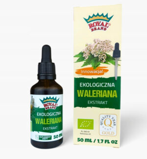 EKSTRAKT Z WALERIANY W KROPLACH BIO 50 ml - ROYAL BRAND (1 szt.)