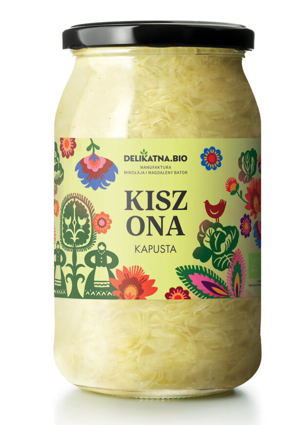 KAPUSTA KISZONA BIO 900 g (800 g) - DELIKATNA (2 szt.)