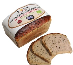CHLEB ŻYTNI WYGNANOWSKI Z CZARNUSZKĄ BIO 350 g - POLA (NA ZAMÓWIENIE) (1 szt.)