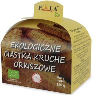 CIASTKA KRUCHE ORKISZOWE BIO 150 g - POLA (NA ZAMÓWIENIE) (1 szt.)