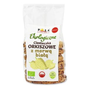 CIASTKA ORKISZOWE Z MORWĄ BIAŁĄ BEZ DODATKU CUKRÓW BIO 170 g - PIEKARNIA POLA (NA ZAMÓWIENIE) (1 szt.)