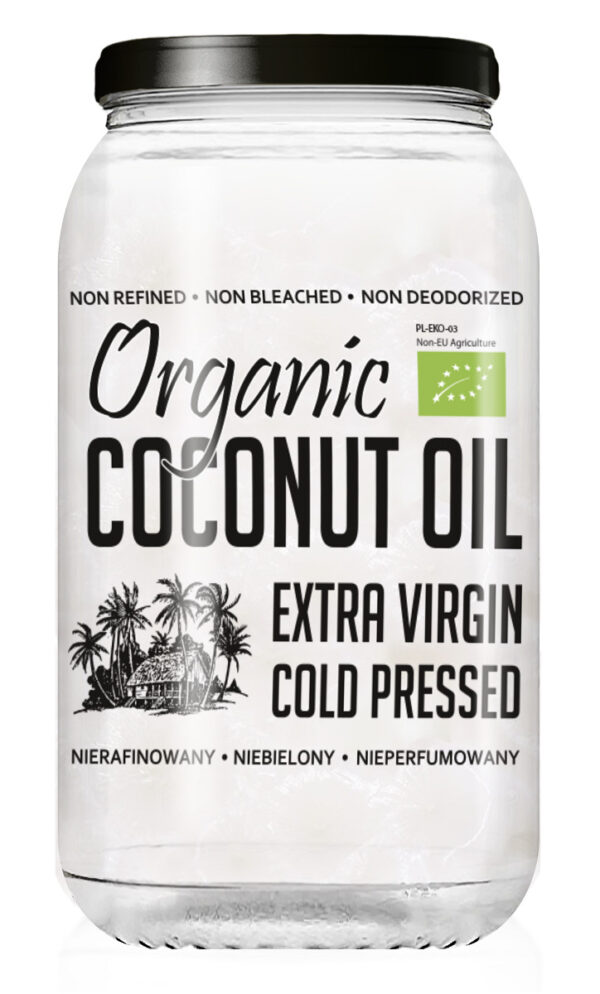 OLEJ KOKOSOWY VIRGIN BIO 1 L - DIET-FOOD (1 szt.)