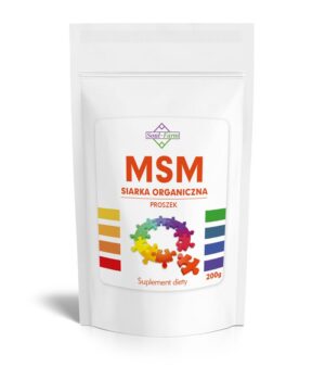 MSM SIARKA ORGANICZNA PROSZEK 200 g - SOUL FARM (2 szt.)