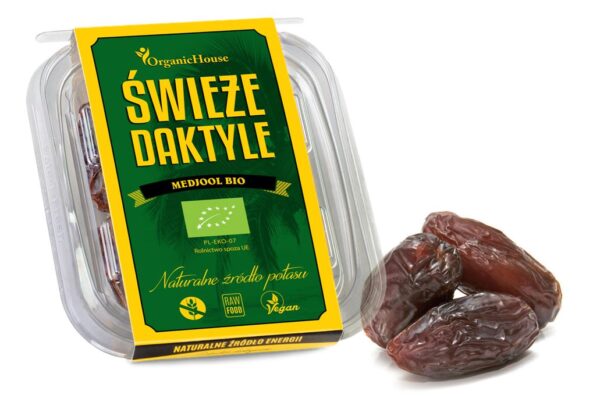 DAKTYLE MEDJOOL ŚWIEŻE BEZGLUTENOWE BIO 120 g - ORGANICHOUSE (2 szt.)