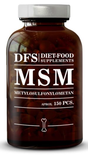 MSM SIARKA ORGANICZNA (750 mg) 150 TABLETEK - DIET-FOOD (1 szt.)