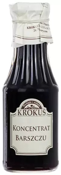 BARSZCZ CZERWONY BEZGLUTENOWY KONCENTRAT 280 ml - KROKUS (2 szt.)