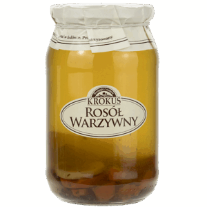 BULION WARZYWNY W PŁYNIE BEZ DODATKU CUKRÓW BEZGLUTENOWY 810 ml - KROKUS (2 szt.)