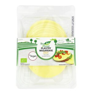 PLASTRY WEGAŃSKIE ŻÓŁTE BIO 160 g - BIO PLANET (2 szt.)