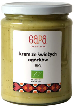 KREM ZE ŚWIEŻYCH OGÓRKÓW BIO 450 g - GAPA (1 szt.)