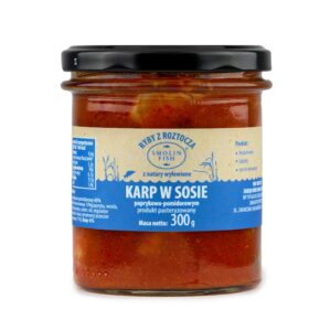 KARP W SOSIE PAPRYKOWO - POMIDOROWYM BEZGLUTENOWY 300 g - SMOLIN FISH (NA ZAMÓWIENIE) (1 szt.)