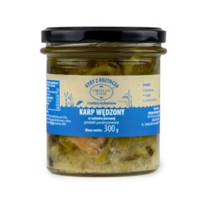 KARP WĘDZONY W ZALEWIE POROWEJ BEZGLUTENOWY 300 g - SMOLIN FISH (NA ZAMÓWIENIE) (1 szt.)