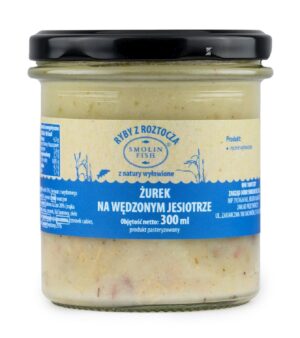 ŻUREK NA JESIOTRZE WĘDZONYM 300 ml - SMOLIN FISH (NA ZAMÓWIENIE) (1 szt.)