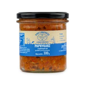 PAPRYKARZ Z RYB WĘDZONYCH BEZGLUTENOWY 300 g - SMOLIN FISH (NA ZAMÓWIENIE) (1 szt.)