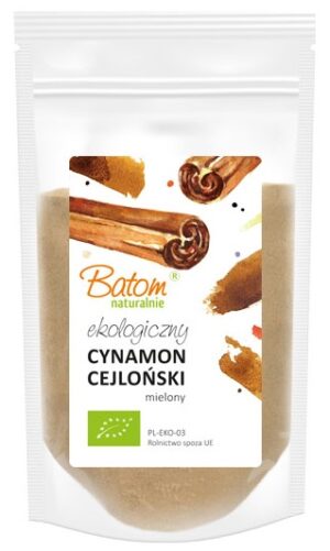 CYNAMON CEJLOŃSKI MIELONY BIO 125 g - BATOM (2 szt.)