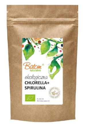 CHLORELLA + SPIRULINA BIO 500 TABLETEK - BATOM (1 szt.)