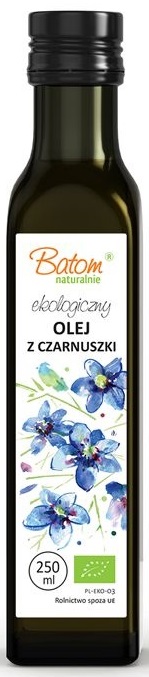 OLEJ Z CZARNUSZKI TŁOCZONY NA ZIMNO BIO 250 ml - BATOM (1 szt.)
