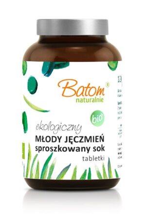 SOK Z MŁODEGO JĘCZMIENIA SPROSZKOWANY BIO (500 mg) 240 TABLETEK - BATOM (1 szt.)