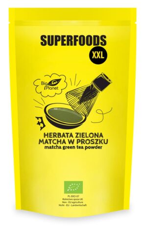 HERBATA ZIELONA MATCHA BIO 500 g - BIO PLANET SUPERFOODS (1 szt.)