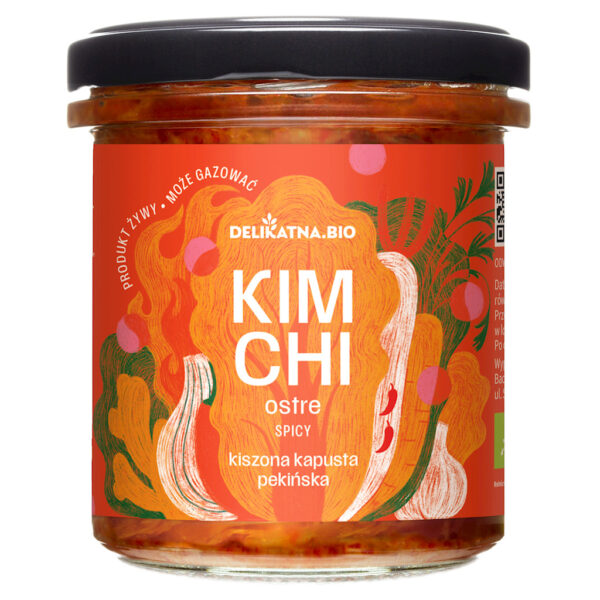 KIMCHI OSTRE BIO 300 g - DELIKATNA (2 szt.)