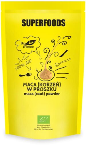 MACA SPROSZKOWANA BIO 150 g - BIO PLANET SUPERFOODS (2 szt.)