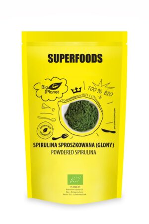SPIRULINA SPROSZKOWANA BIO 200 g - BIO PLANET SUPERFOODS (2 szt.)