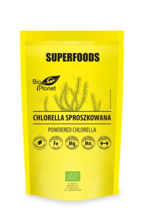 CHLORELLA SPROSZKOWANA BIO 200 g - BIO PLANET SUPERFOODS (1 szt.)