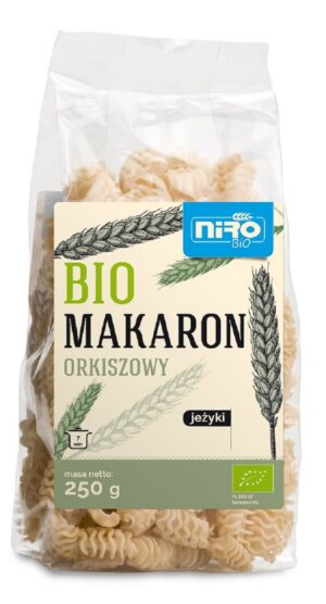 MAKARON (ORKISZOWY) JEŻYKI BIO 250 g - NIRO (2 szt.)