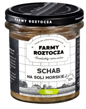 SCHAB NA SOLI MORSKIEJ BIO 250 g (SŁOIK) - FARMY ROZTOCZA (2 szt.)
