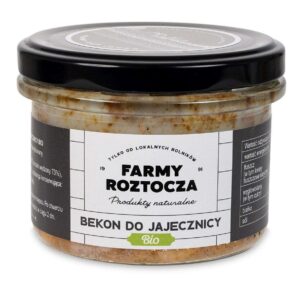 BEKON DO JAJECZNICY BIO 180 g (SŁOIK) - FARMY ROZTOCZA (2 szt.)