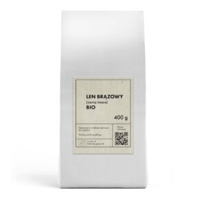 LEN BRĄZOWY (SIEMIĘ LNIANE) BIO 400 g - THE PLANET (1 szt.)