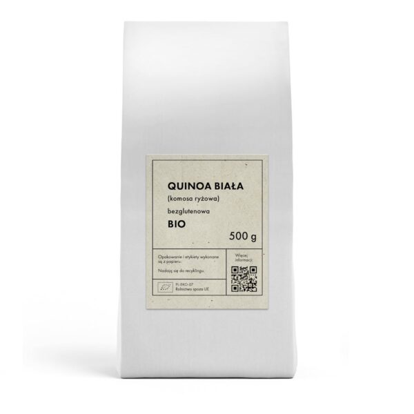QUINOA BIAŁA (KOMOSA RYŻOWA) BEZGLUTENOWA BIO 500 g - THE PLANET (2 szt.)