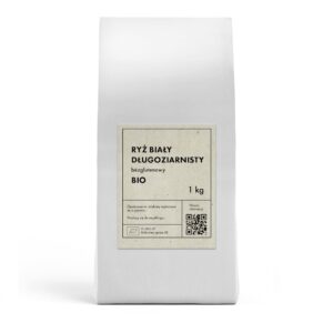 RYŻ BIAŁY DŁUGOZIARNISTY BEZGLUTENOWY BIO 1 kg - THE PLANET (2 szt.)