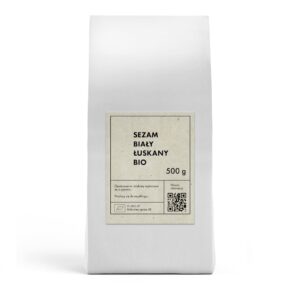 SEZAM BIAŁY ŁUSKANY BIO 500 g - THE PLANET (2 szt.)