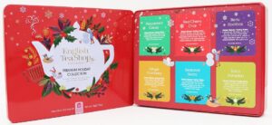 ZESTAW HERBAT I HERBATEK ŚWIĄTECZNYCH PREMIUM BIO W PUSZCE  (6 SMAKÓW) (36 x 1,5 g) 54 g - ENGLISH TEA SHOP ORGANIC (PRODUKT SEZONOWY) (1 szt.)