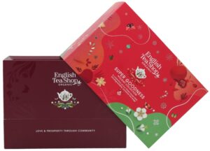 KOLEKCJA HERBATEK ŚWIĄTECZNYCH BIO PIRAMIDKI (SUPER GOODNESS – 3 SMAKI) (12 x 2 g) 24 g - ENGLISH TEA SHOP ORGANIC (PRODUKT SEZONOWY) (1 szt.)