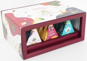 KOLEKCJA HERBATEK ŚWIĄTECZNYCH BIO PIRAMIDKI (WELLNESS – 3 SMAKI) (12 x 2 g) 24 g - ENGLISH TEA SHOP ORGANIC (PRODUKT SEZONOWY) (1 szt.)