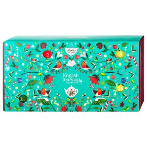 KALENDARZ ADWENTOWY CHEST (HERBATY I HERBATKI) BIO PIRAMIDKI (13 SMAKÓW) (25 x 2 g) 50 g - ENGLISH TEA SHOP ORGANIC (PRODUKT SEZONOWY) (1 szt.)