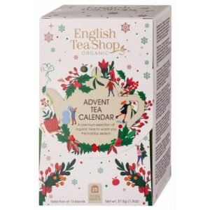KALENDARZ ADWENTOWY BIAŁY (HERBATY I HERBATKI) BIO (13 SMAKÓW) (25 x 1,5 g) 37,5 g - ENGLISH TEA SHOP ORGANIC (PRODUKT SEZONOWY) (1 szt.)