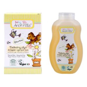 SZAMPON I PŁYN DO KĄPIELI 2w1 PROTEINY RYŻU I EKSTRAKT Z HIBISKUSA 400 ml - BABY ANTHYLLIS (1 szt.)