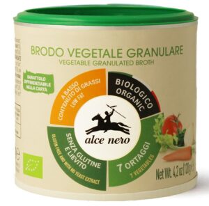 BULION WARZYWNY GRANULOWANY BEZGLUTENOWY BIO 120 g - ALCE NERO (2 szt.)