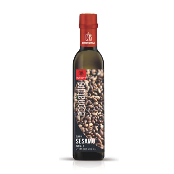 OLEJ SEZAMOWY (Z PRAŻONYCH NASION) TŁOCZONY NA ZIMNO BIO 250 ml - BORDONI (ECONATURE) (1 szt.)