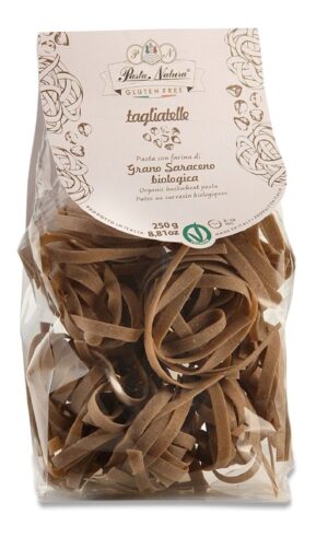 MAKARON (GRYCZANY) TAGLIATELLE BEZGLUTENOWY BIO 250 g - PASTA NATURA (2 szt.)