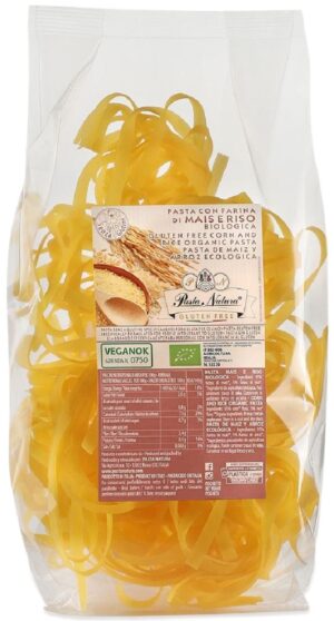 MAKARON (KUKURYDZIANO - RYŻOWY) TAGLIATELLE BEZGLUTENOWY BIO 250 g - PASTA NATURA (2 szt.)