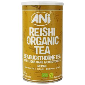 HERBATKA ROKITNIKOWA Z REISHI, LION'S MANE I CORDYCEPS BIO 70 g - ANI (1 szt.)