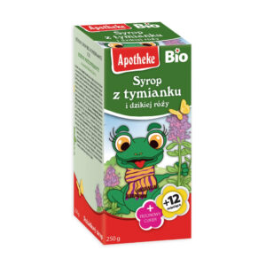 SYROP DLA DZIECI Z TYMIANKU I DZIKIEJ RÓŻY OD 1 ROKU BIO 250 g - APOTHEKE (2 szt.)