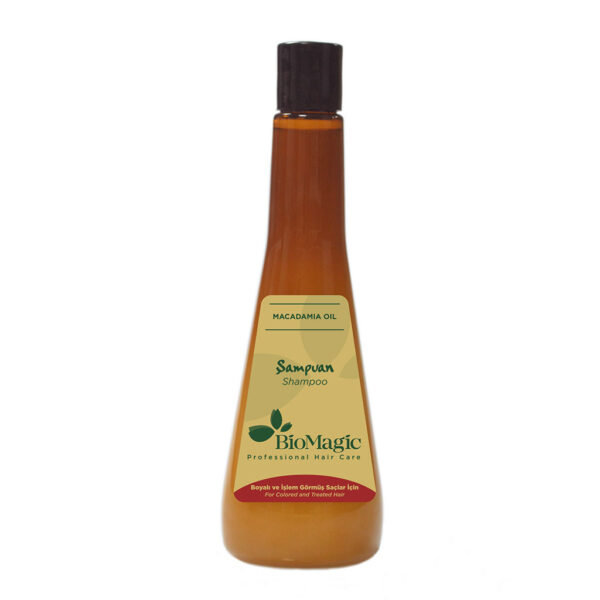 SZAMPON DO WŁOSÓW FARBOWANYCH Z OLEJKIEM MACADAMIA 300 ml - BIOMAGIC (1 szt.)